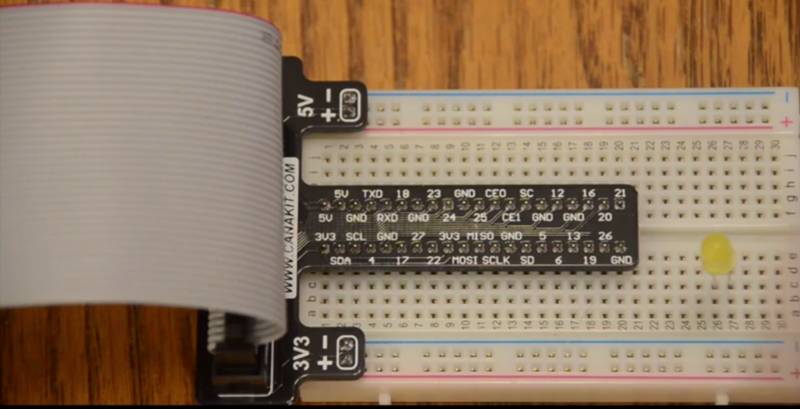 led IoT Python app with a Raspberry Pi and Bluemix