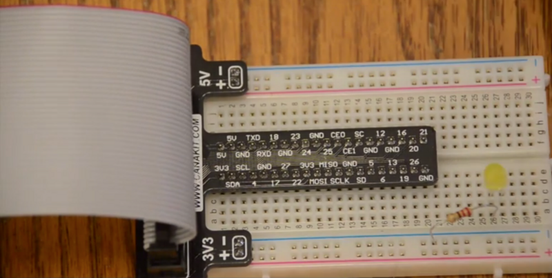 resistor IoT Python app with a Raspberry Pi and Bluemix