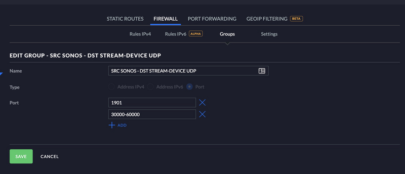 Comorama forvrængning hjemmelevering Firewall Ports for the Unifi USG and Sonos Speakers -- JeffSloyer.io
